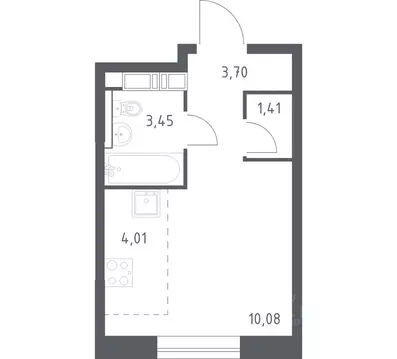Студия Москва Сосенское поселение, просп. Куприна, 40к6 (22.1 м)
