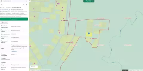 Участок в Карелия, Прионежский район, Нововилговское с/пос, Ветеран-3 ...