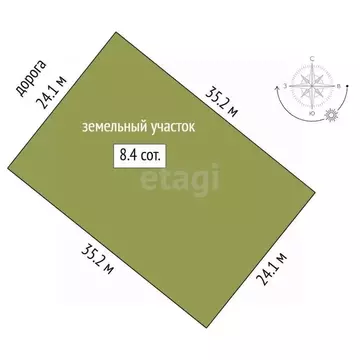 Участок в Тюменская область, Тюменский муниципальный округ, д. Большие ...