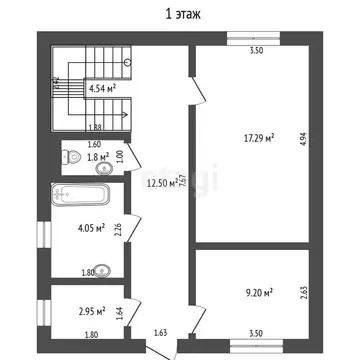 Дом в Тюмень, территория СОСН Меридиан, 11-я Лесная улица (100 м)