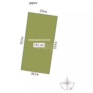 Участок в Миасский городской округ, посёлок Селянкино (14.07 м)