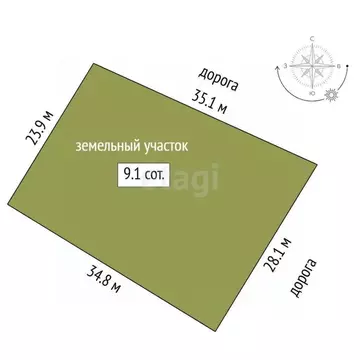 Участок в Тюменская область, Тюменский муниципальный округ, д. Якуши ...