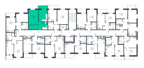 Квартира, 1 комната, 38.14 м