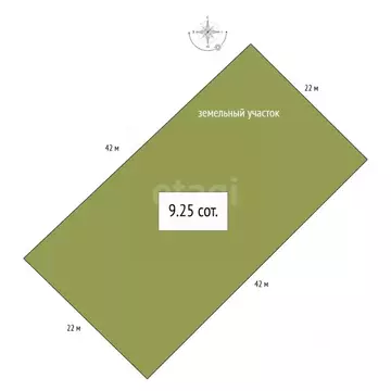 Участок в Новосибирская область, Бердск Раздольный мкр,  (9.25 сот.)