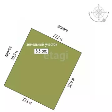 Участок в Калининградская область, Зеленоградский муниципальный округ, ...