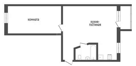 2-комнатная квартира: Тюмень, микрорайон Тарманы, Игримская улица, 29 ...