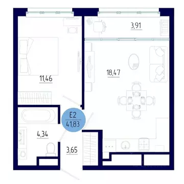 1-к кв. Рязанская область, Рязанский район, Дядьковское с/пос, с. ...