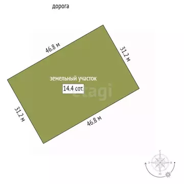 Участок в Мордовия, Лямбирский район, Пензятское с/пос, с. Пензятка ...