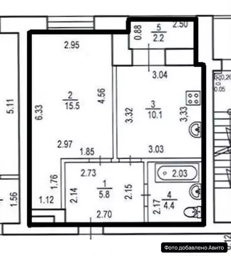1-к кв. Башкортостан, Уфа ул. Геологов, 53 (35.0 м)