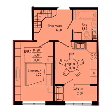 1-к кв. Ленинградская область, Коммунар г. Гатчинский муниципальный ...