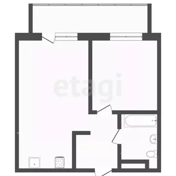 1-к кв. Тюменская область, Тюмень ул. Вадима Бованенко, 3 (35.7 м)