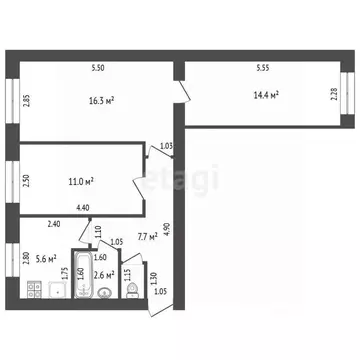 3-к кв. Мордовия, Рузаевский район, пос. Левженский Центральная ул., ...
