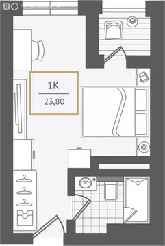 1-комнатная квартира: Адлер, улица Ленина, 280А (24 м)