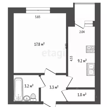 1-к кв. Марий Эл, Йошкар-Ола ул. Карла Либкнехта, 69а (36.0 м)