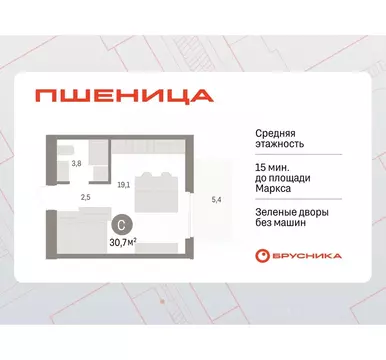 Студия Новосибирская область, Новосибирский район, Краснообск рп, 3-й ...