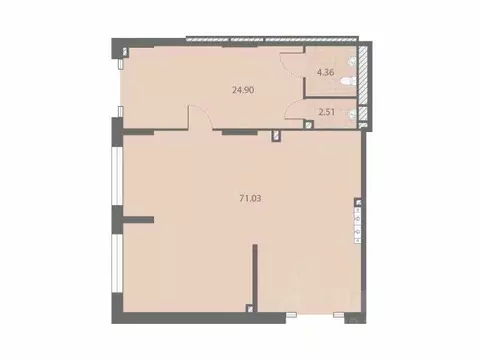 Офис в Санкт-Петербург № 54 муниципальный округ,  (103 м)