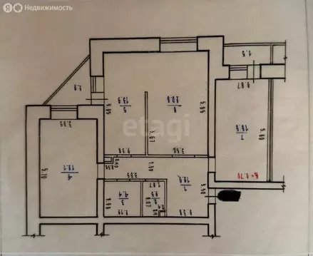 3-комнатная квартира: Чита, улица Балябина, 16 (93.9 м)