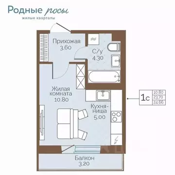 1-к кв. Пермский край, Пермский муниципальный округ, с. Фролы ул. ...