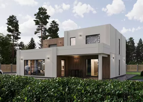 Коттедж в Ленинградская область, Выборгский район, Первомайское с/пос, ...