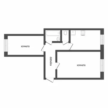 2-комнатная квартира: Миасс, улица Вернадского, 52 (53.1 м)