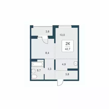 2-к кв. Новосибирская область, Новосибирск Цветной бульвар жилой ...