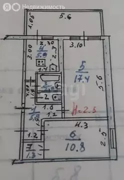 5-комнатная квартира: Махачкала, Ташкентская улица, 15 (120 м)