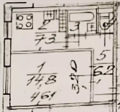 1-к кв. Санкт-Петербург просп. Маршала Жукова, 37К3 (32.0 м)