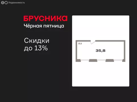 Помещение свободного назначения (35.8 м)