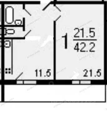 1-к кв. Московская область, Химки ул. Германа Титова, 2к2 (40.0 м)
