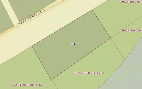 Участок в Пермский край, Кунгурский муниципальный округ, д. Полетаево ...