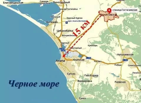 Участок в Краснодарский край, Анапа муниципальный округ, Гостагаевская ...