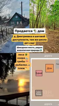 Дом в Башкортостан, Уфимский район, Дмитриевский сельсовет, Ромашка ...