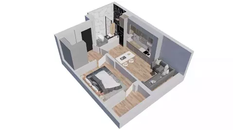 2-к кв. Ростовская область, Батайск ул. Булгакова, 11 (42.93 м)
