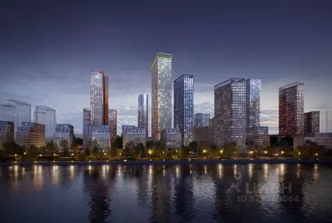 1-к кв. Москва Сидней Сити жилой комплекс, к2/2 (47.7 м)