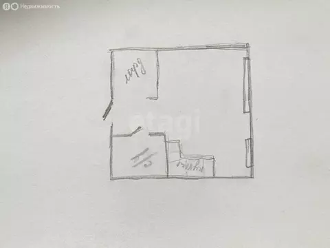 1-комнатная квартира: Барнаул, улица Сергея Семёнова, 27к2 (25.4 м)