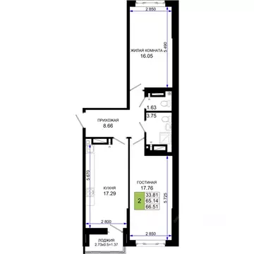2-к кв. Ростовская область, Ростов-на-Дону Элеваторный пер., 6/2с ...