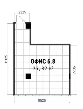 Офис в Москва ул. Неверовского, 6 (74 м)