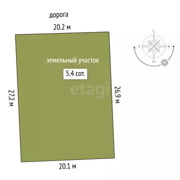 Участок в Тюменская область, Нижнетавдинский муниципальный округ, ДНП ...