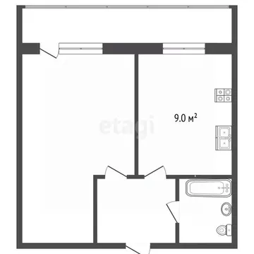 1-к кв. Удмуртия, Ижевск Родниковая ул., 64 (32.0 м)