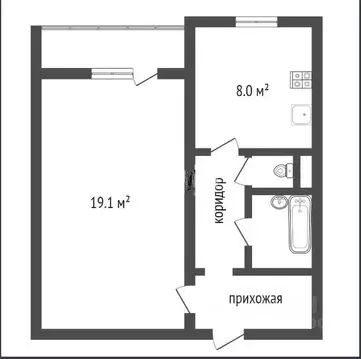 1-к кв. Воронежская область, Воронеж Московский просп., 102 (37.8 м)