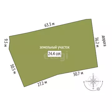 Дом в Заводоуковск, улица Дзержинского (122 м)