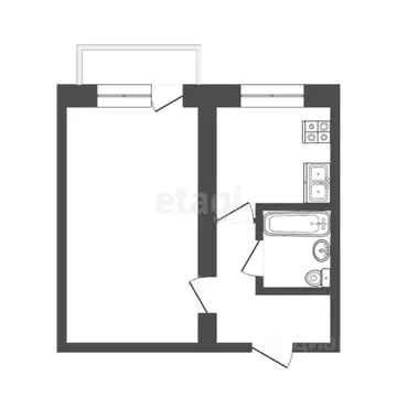 1-к кв. Мордовия, Саранск Севастопольская ул., 84 (34.2 м)