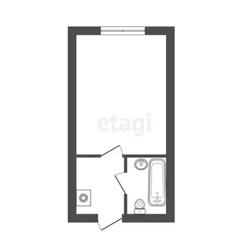 Квартира-студия: Воронеж, улица Урицкого, 88 (13 м)