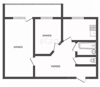 2-к кв. Воронежская область, Воронеж Московский просп., 114 (62.2 м)