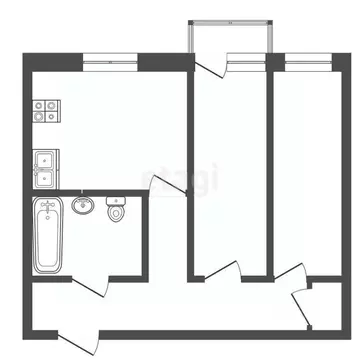 2-к кв. Ростовская область, Таганрог Транспортная ул., 109 (42.0 м)