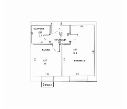 1-к кв. Тверская область, Зубцов Южный мкр, 7 (29.65 м)