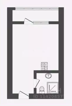 1-к кв. Воронежская область, Борисоглебск Дорожная ул., 50А (22.0 м)