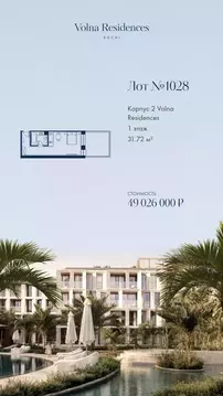 1-к кв. Краснодарский край, Сочи Адлер жилрайон, Курортный Городок ...