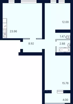 2-к кв. Саратовская область, Саратов Солнечный-2 жилрайон, Сияй-город ...