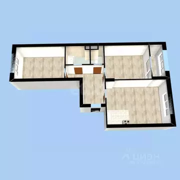 3-к кв. Башкортостан, Уфа ул. Менделеева, 156/6 (75.3 м)